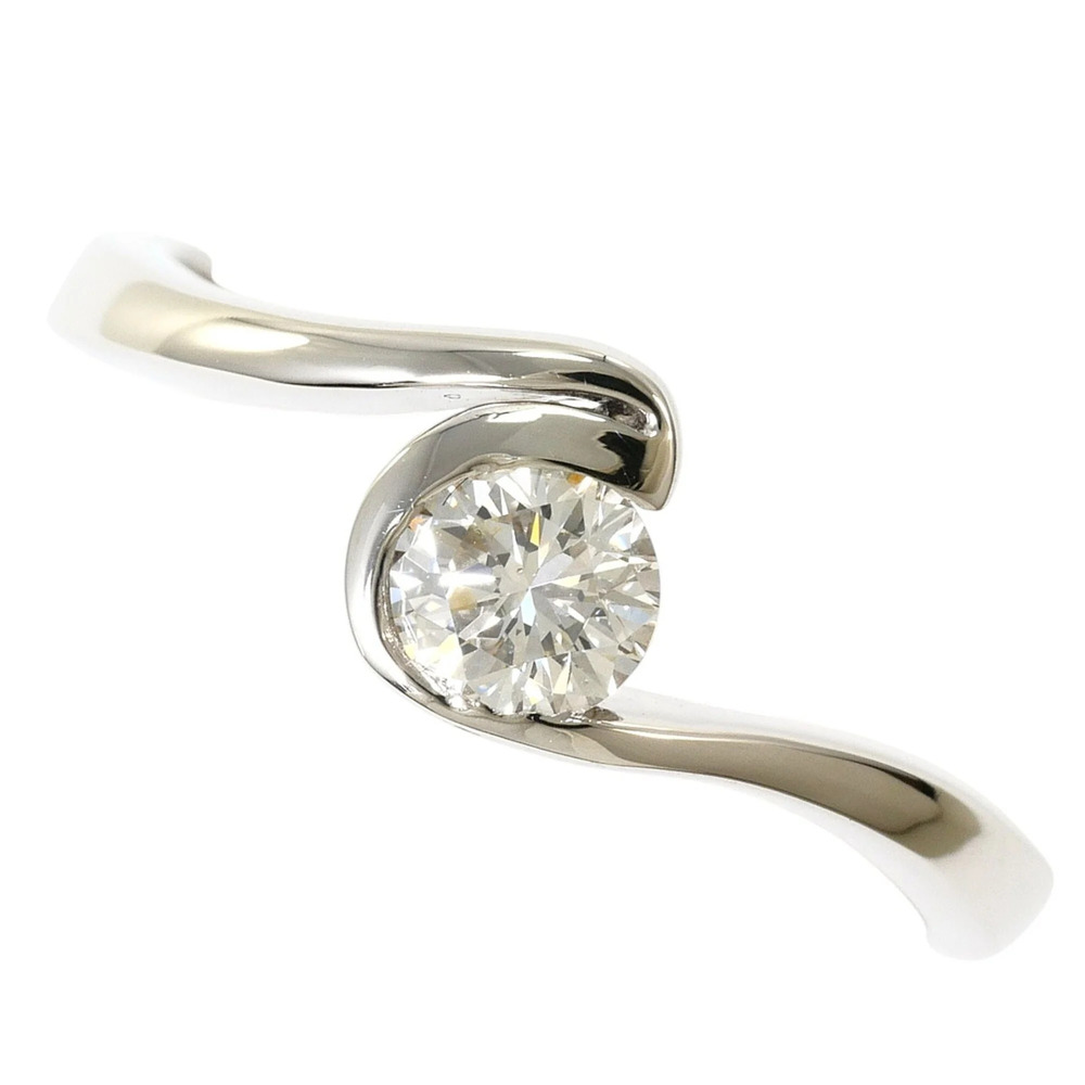 PT900 Platinum Ring, 1 Diamond, 0.30ct VS2 Clarity, Certified, Total Weight 4...